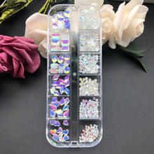 Estuche de cristales Figura y Redondo Blanco Tornasol