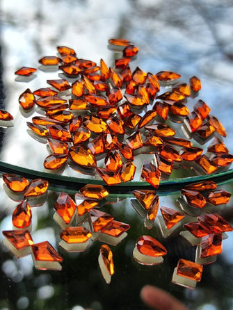 Cristales de Cortes Naranja