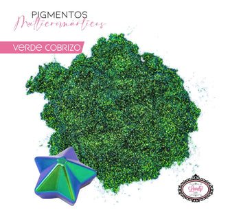 Pigmento Multicromático Verde Cobrizo